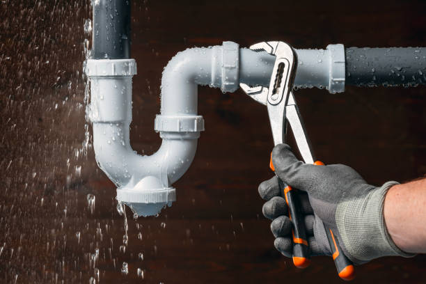 Professional Sewer Line Repair technician working in French Camp, MS